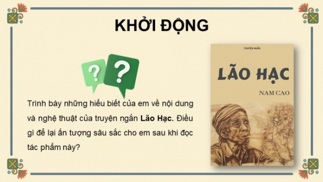 Soạn giáo án điện tử Ngữ văn 8 CD Bài 9 Đọc 2: Chiều sâu của truyện 