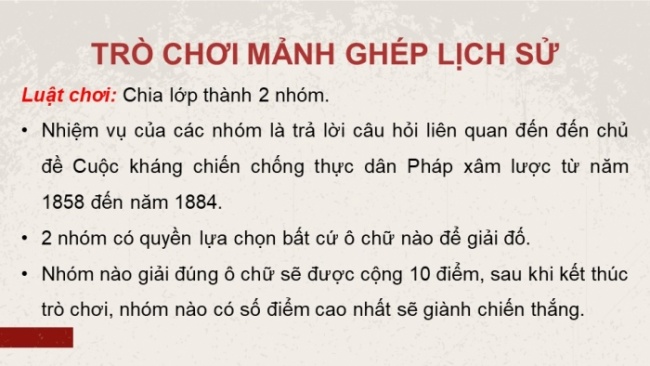 Soạn giáo án điện tử Lịch sử 8 CD Bài 16: Việt Nam nửa sau thế kỉ XIX (Phần 1)