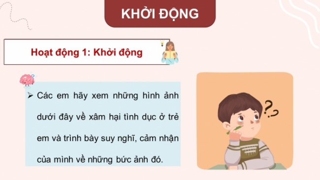 Soạn giáo án điện tử HĐTN 4 CTST bản 2 Tuần 23: HĐGDTCĐ - Nguy cơ và cách phòng tránh bị xâm hại tình dục