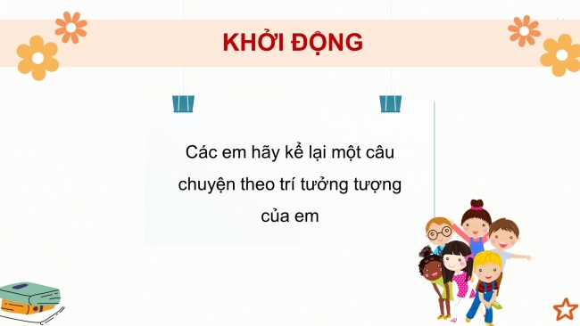 Soạn giáo án điện tử tiếng việt 4 KNTT Bài 25 Viết: Viết đoạn văn tưởng tượng