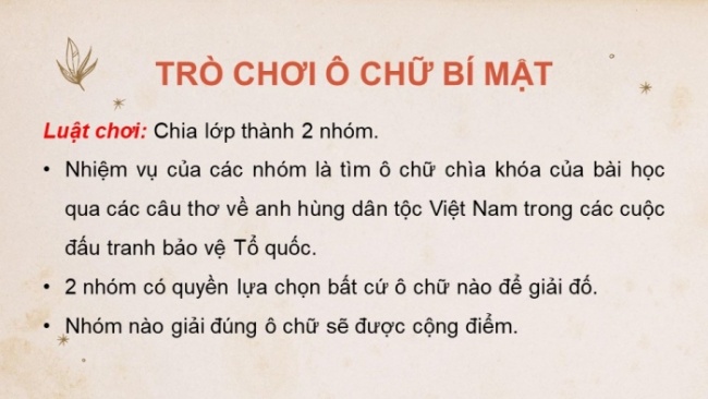 Soạn giáo án điện tử lịch sử 11 Cánh diều Nội dung thực hành chủ đề 4: Chiến tranh bảo vệ Tổ quốc và chiến tranh giải phóng dân tộc trong lịch sử Việt Nam (trước cách mạng tháng Tám năm 1945) (P1)