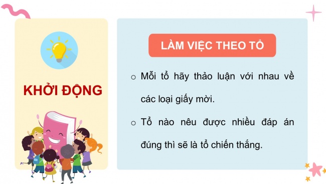 Soạn giáo án điện tử tiếng việt 4 KNTT Bài 30 Viết: Viết giấy mời