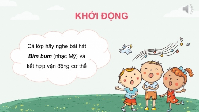 Soạn giáo án điện tử âm nhạc 4 cánh diều Tiết 23: Hát: Em yêu hoà bình