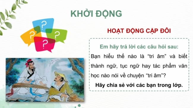 Soạn giáo án điện tử ngữ văn 11 CTST Bài 7 Đọc 2: Độc “Tiểu Thanh kí”