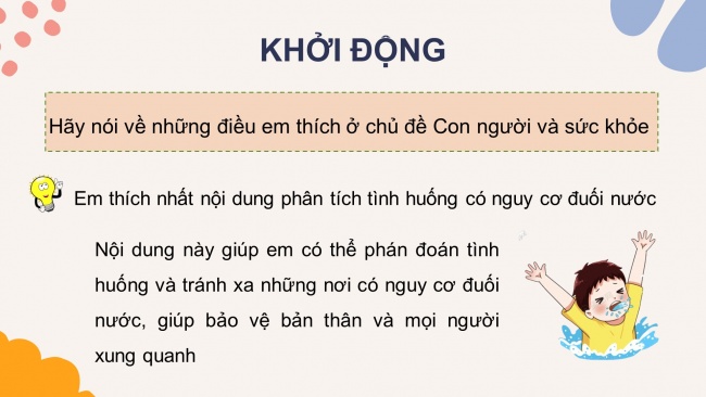 Soạn giáo án điện tử khoa học 4 KNTT Bài 28: Ôn tập chủ đề con người và sức khỏe