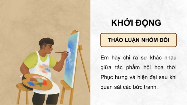 Soạn giáo án điện tử Mĩ thuật 8 CD Bài 6: Tìm hiểu nghệ thuật hiện đại thế giới