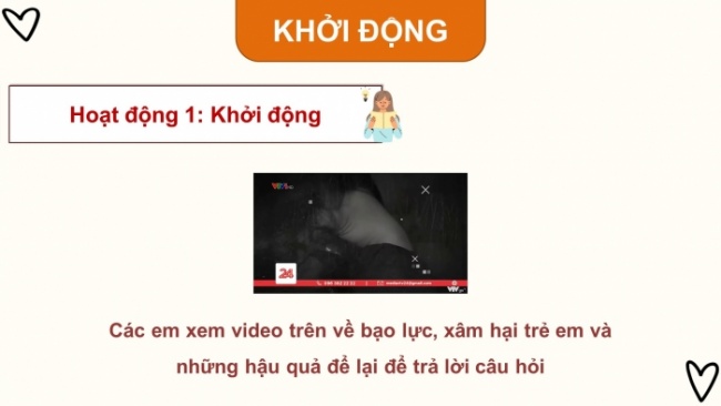 Soạn giáo án điện tử HĐTN 4 CTST bản 2 Tuần 20: HĐGDTCĐ - Nhận biết về xâm hai và hậu quả của xâm hại