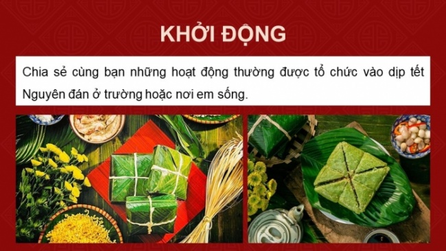 Soạn giáo án điện tử tiếng việt 4 CTST CĐ 6 Bài 7 Đọc: Chợ Tết