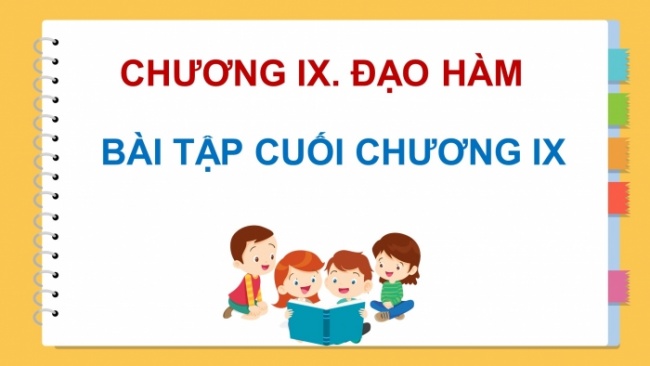 Soạn giáo án điện tử toán 11 KNTT: Bài tập cuối chương 9