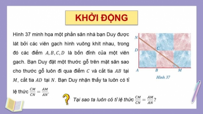 Soạn giáo án điện tử Toán 8 CD Chương 8 Bài 4: Tính chất đường phân giác của tam giác