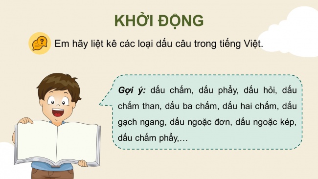 Soạn giáo án điện tử tiếng việt 4 CTST CĐ 7 Bài 4 Luyện từ và câu: Luyện tập về dấu câu