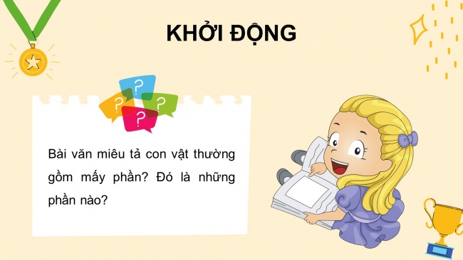 Soạn giáo án điện tử tiếng việt 4 CTST CĐ 7 Bài 7 Viết: Viết bài văn miêu tả con vật