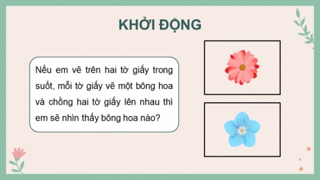 Soạn giáo án điện tử Tin học 8 CD Chủ đề E3 Bài 4: Lớp ảnh