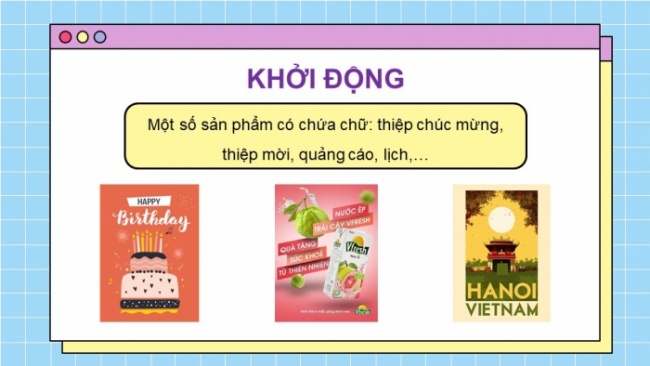 Soạn giáo án điện tử Tin học 8 CD Chủ đề E3 Bài 6: Thêm chữ vào ảnh