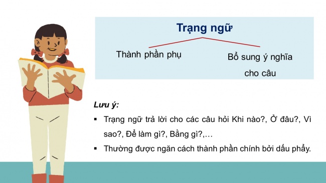 Soạn giáo án điện tử tiếng việt 4 CTST CĐ 8 Bài 3 Luyện từ và câu: Trạng ngữ chỉ phương tiện