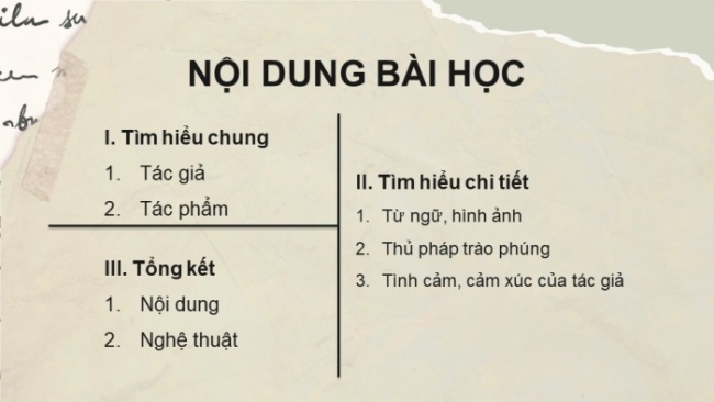 Soạn giáo án điện tử Ngữ văn 8 CTST Bài 10 Đọc 4: Tự trào I