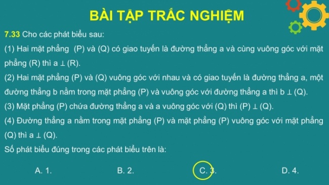 Soạn giáo án điện tử toán 11 KNTT: Bài tập cuối chương 7