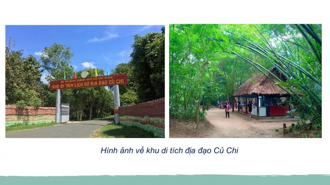 Soạn giáo án điện tử lịch sử và địa lí 4 CTST Bài 27: Địa đạo Củ Chi