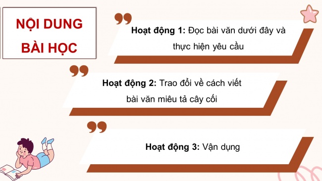 Soạn giáo án điện tử tiếng việt 4 KNTT Bài 17 Viết: Tìm hiểu cách viết bài văn miêu tả cây cối