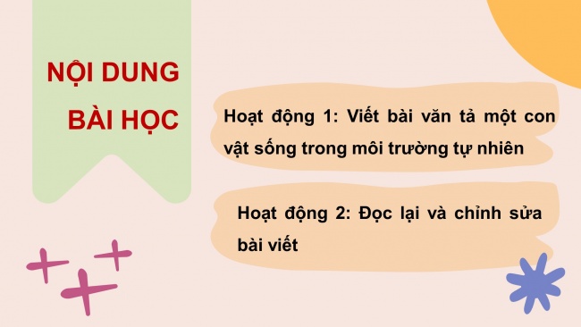 Soạn giáo án điện tử tiếng việt 4 CTST CĐ 8 Bài 4 Viết: Luyện tập viết bài văn miêu tả con vật