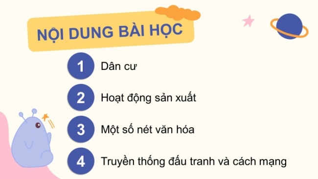 Soạn giáo án điện tử lịch sử và địa lí 4 cánh diều Bài 19: Dân cư, hoạt động sản xuất và một số nét văn hóa ở vùng Nam Bộ