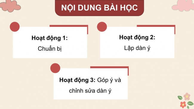 Soạn giáo án điện tử tiếng việt 4 KNTT Bài 22 Viết: Lập dàn ý cho bài văn miêu tả cây cối