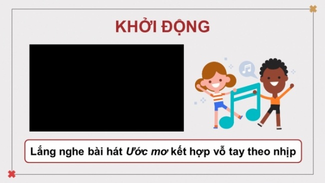 Soạn giáo án điện tử âm nhạc 4 cánh diều Tiết 28: Ôn tập bài hát: Ước mơ; Nghe nhạc: Những người đấu bò