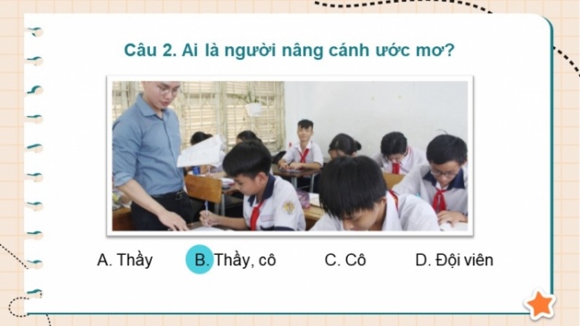 Soạn giáo án điện tử âm nhạc 4 cánh diều Tiết 32: Đọc nhạc: Bài đọc nhạc số 4; Nghe nhạc: Thầy cô là tất cả