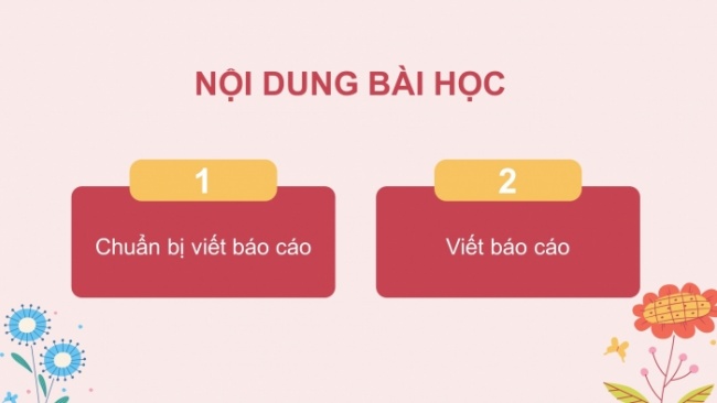 Soạn giáo án điện tử tiếng việt 4 cánh diều Bài 16 Viết 2: Luyện tập viết báo cáo chọn từ ngữ