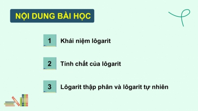 Soạn giáo án điện tử toán 11 KNTT Bài 19: Lôgarit