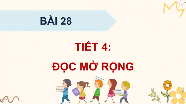 Soạn giáo án điện tử tiếng việt 4 KNTT Bài 28 Đọc: Đọc mở rộng