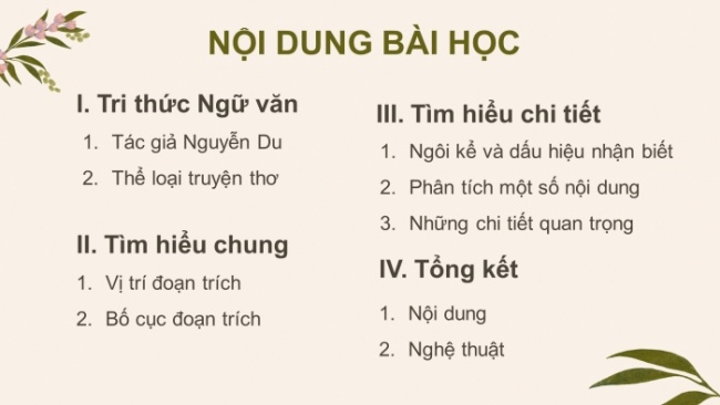 Soạn giáo án điện tử ngữ văn 11 CTST Bài 7 Đọc 1: Trao duyên