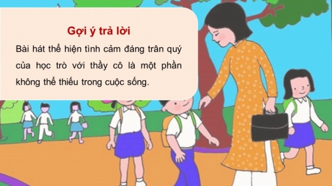 Soạn giáo án điện tử HĐTN 4 CTST bản 2 Tuần 10: HĐGDTCĐ - Lời nói, việc làm để duy trì và phát triển mối quan hệ với thầy cô giáo