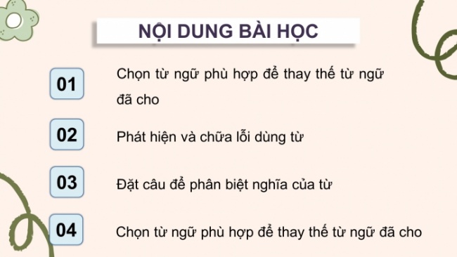 Soạn giáo án điện tử tiếng việt 4 CTST CĐ 4 Bài 7 Luyện từ và câu: Luyện tập sử dụng từ ngữ