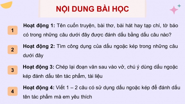 Soạn giáo án điện tử tiếng việt 4 KNTT Bài 19 Luyện từ và câu: Dấu ngoặc kép