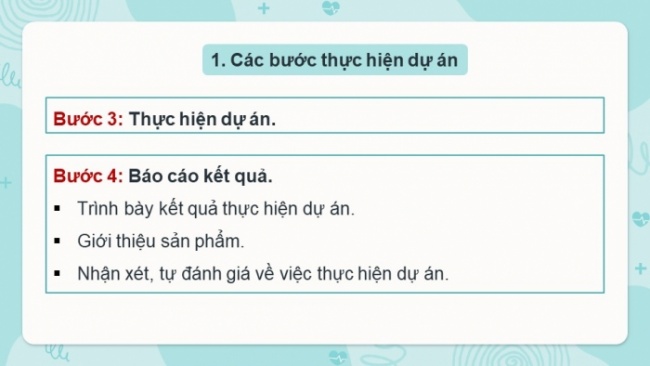 Soạn giáo án điện tử Tin học 8 CD Chủ đề E3 Bài 8: Tạo sản phẩm theo nhóm