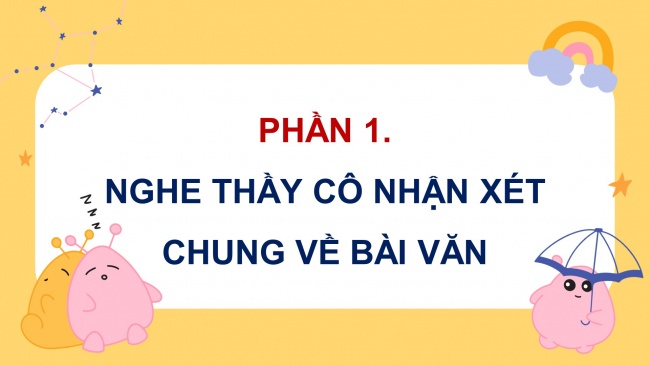 Soạn giáo án điện tử tiếng việt 4 CTST CĐ 8 Bài 2 Viết: Trả bài văn miêu tả con vật