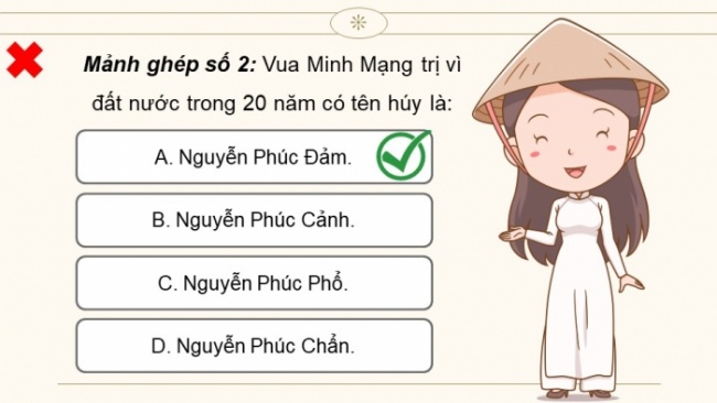 Soạn giáo án điện tử Lịch sử 8 CD Bài 15: Việt Nam nửa đầu thế kỉ XIX (Phần 1)