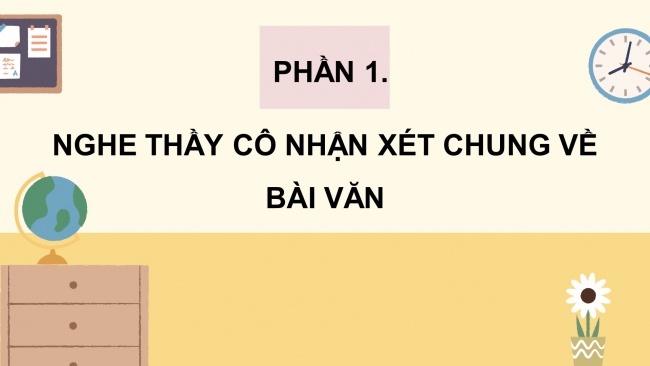 Soạn giáo án điện tử tiếng việt 4 CTST CĐ 8 Bài 6 Viết: Trả bài văn miêu tả con vật