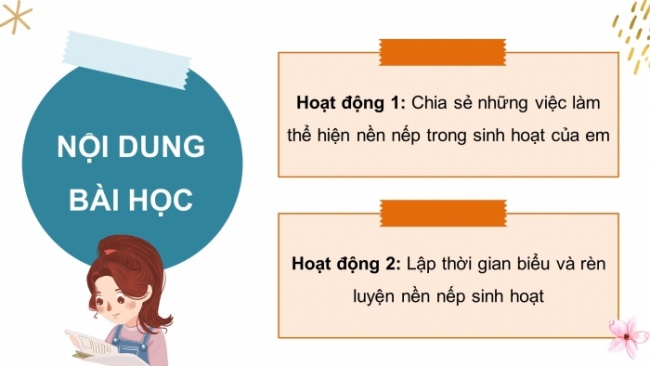 Soạn giáo án điện tử HĐTN 4 CTST bản 2 Tuần 24: HĐGDTCĐ - Thể hiện nền nếp trong sinh hoạt