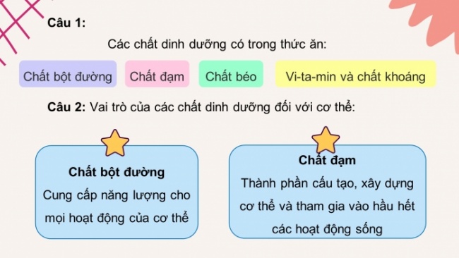 Soạn giáo án điện tử khoa học 4 cánh diều Bài: Ôn tập chủ đề Con người và sức khỏe