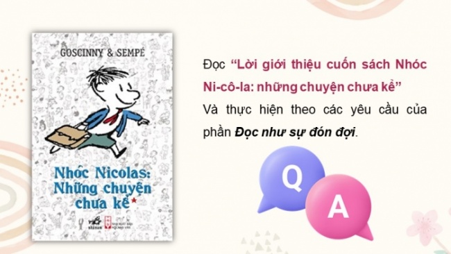 Soạn giáo án điện tử Ngữ văn 8 KNTT Bài 10 Thách thức đầu tiên: Đọc như một hành trình