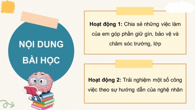 Soạn giáo án điện tử HĐTN 4 CTST bản 2 Tuần 32: HĐGDTCĐ - Giới thiệu về nghề truyền thống và trải nghiệm một số công việc theo sự hướng dẫn của nghệ nhân