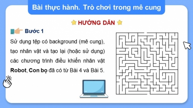 Soạn giáo án điện tử Tin học 8 CD Chủ đề F Bài 7: Thực hành tổng hợp