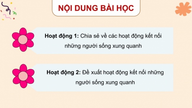 Soạn giáo án điện tử HĐTN 4 CTST bản 2 Tuần 13: HĐGDTCĐ - Kết nối những người sống xung quanh