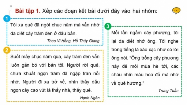 Soạn giáo án điện tử tiếng việt 4 CTST CĐ 5 Bài 6 Viết: Viết đoạn kết bài cho bài văn miêu tả cây cối