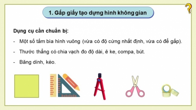 Soạn giáo án điện tử toán 11 KNTT HĐ thực hành và trải nghiệm 4: Hoạt động thực hành và trải nghiệm Hình học