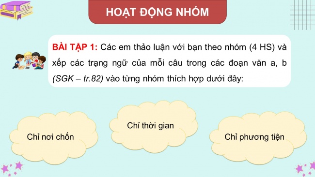 Soạn giáo án điện tử tiếng việt 4 KNTT Bài 17 Luyện từ và câu: Trạng ngữ chỉ phương tiện