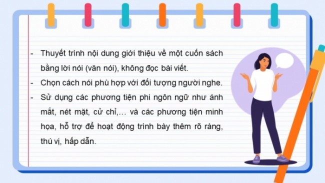 Soạn giáo án điện tử Ngữ văn 8 CD Bài 10 Nói và nghe: Giới thiệu một cuốn sách