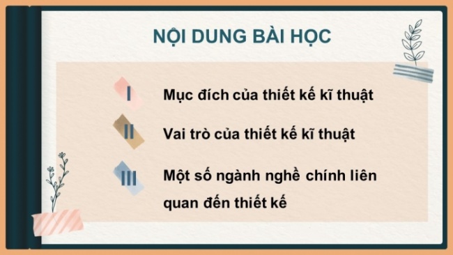 Soạn giáo án điện tử Công nghệ 8 CD Bài 16: Khái quát chung về thiết kế kĩ thuật